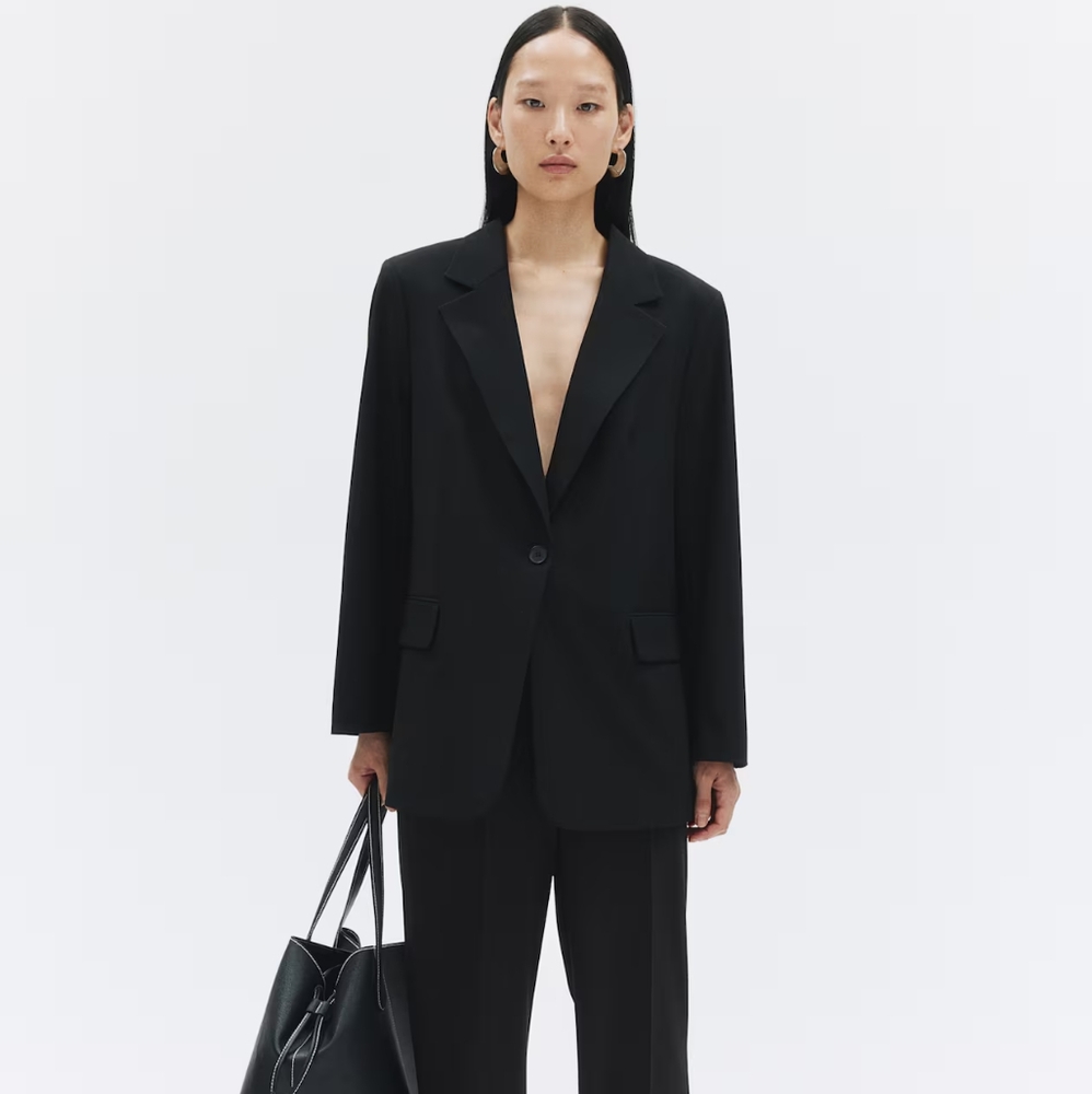 NWT H&M Black single-breasted Blazer